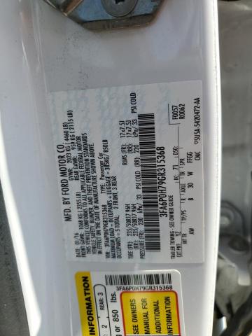 3FA6P0H79GR315368 Ford FUSION SE
