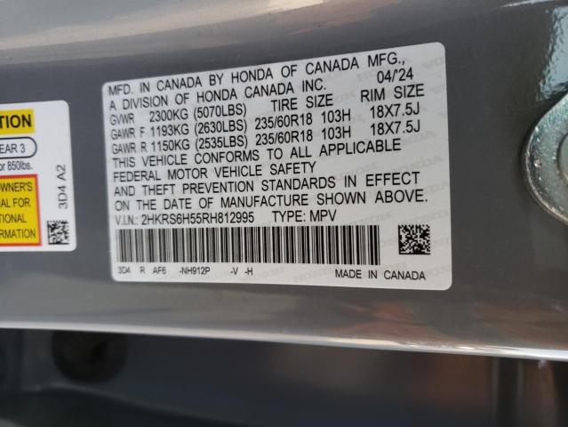 2HKRS6H55RH812995 Honda Cr-v Sport
