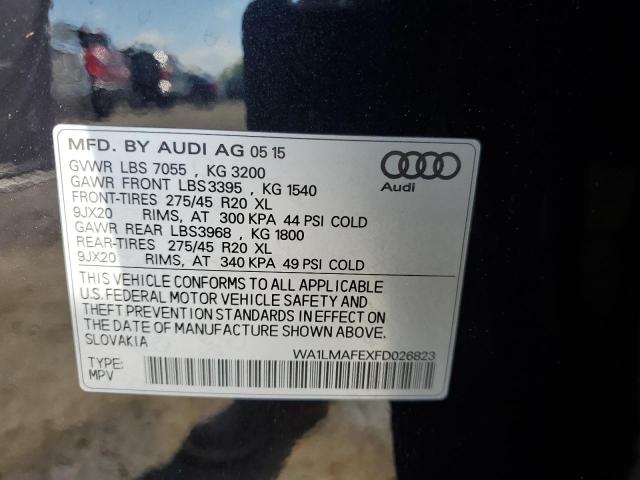 WA1LMAFEXFD026823 Audi Q7 TDI PRE