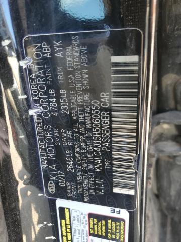 KNALC4J15H5060550 KIA CADENZA PR