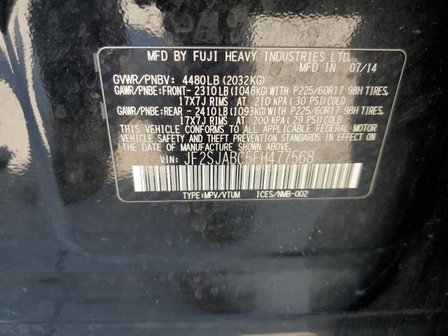 JF2SJABC5FH477568 Subaru FORESTER 2