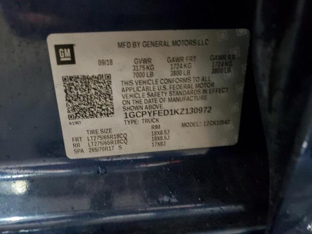 1GCPYFED1KZ130972 Chevrolet Silverado