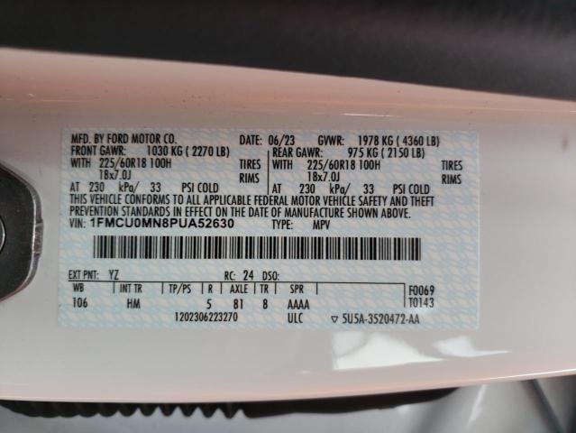 1FMCU0MN8PUA52630 Ford Escape St