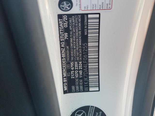 W1KJK7DA4LF061255 Mercedes-Benz SL 550