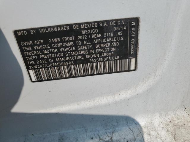 3VW2K7AJ0EM304983 Volkswagen JETTA BASE