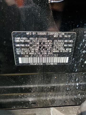 JF2SKAWC8KH532287 Subaru Forester T