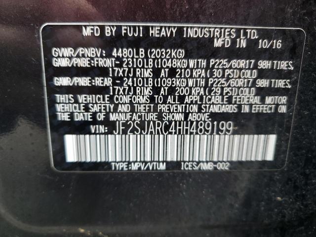JF2SJARC4HH489199 Subaru FORESTER 2