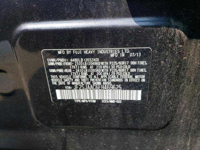 JF2SJAAC6EH469625 Subaru FORESTER 2
