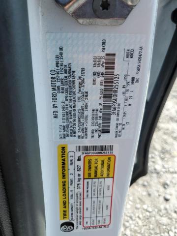 3FA6P0SU0HR255125 Ford FUSION TIT