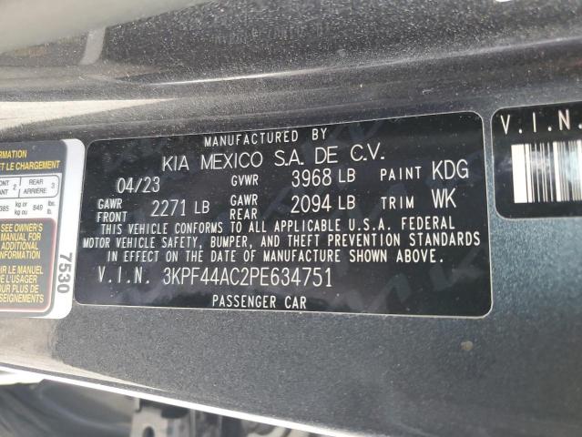3KPF44AC2PE634751 KIA FORTE GT