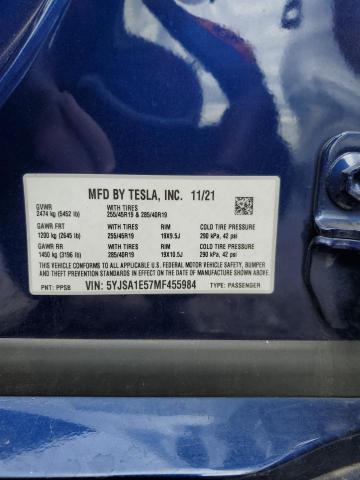 5YJSA1E57MF455984 Tesla MODEL S