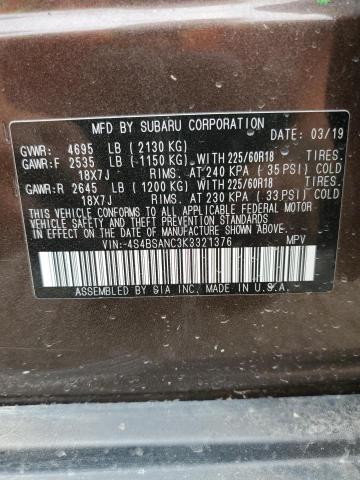 4S4BSANC3K3321376 Subaru na u5