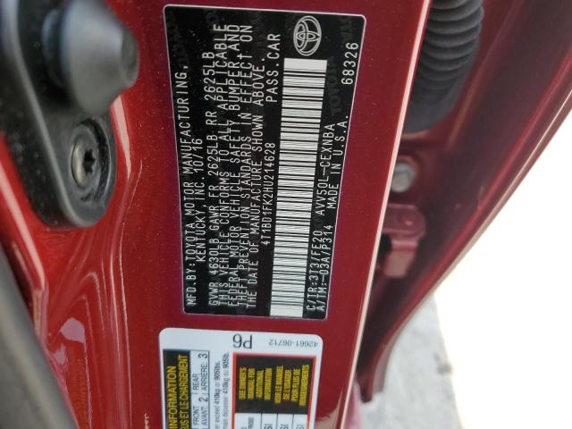 4T1BD1FK2HU214628 Toyota CAMRY HYBR