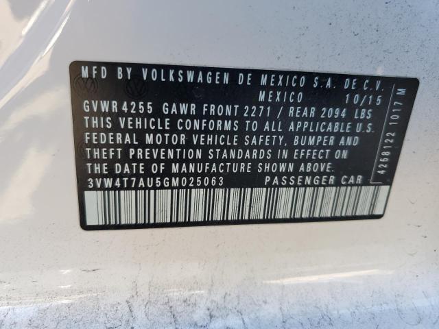 3VW4T7AU5GM025063 Volkswagen GTI S/SE