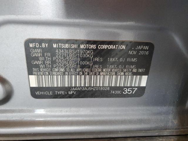 JA4AP3AU5HZ018028 Mitsubishi Outlander