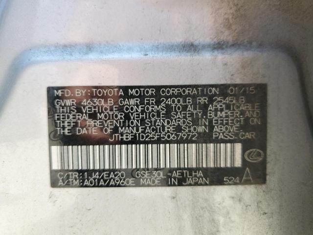 JTHBF1D25F5067972 Lexus IS 250
