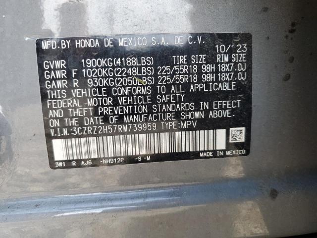 3CZRZ2H57RM739959 Honda HR-V SPORT
