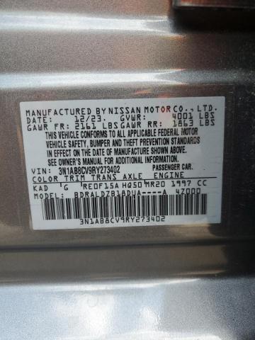 3N1AB8CV9RY273402 Nissan SENTRA SV
