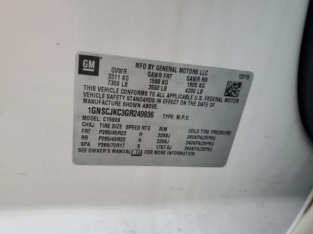 1GNSCJKC3GR249936 Chevrolet SUBURBAN C