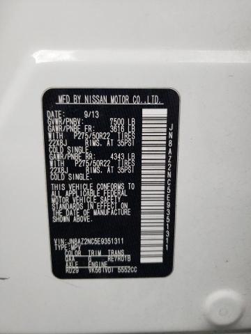 JN8AZ2NC5E9351311 Infiniti QX80
