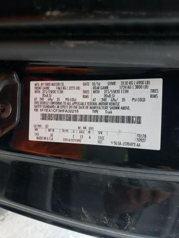 1FTEX1CF3HFA32215 Ford F150 SUPER