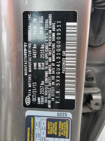 5XXGU4L31GG009511 KIA OPTIMA EX
