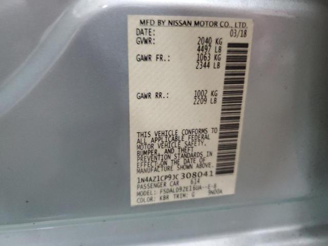 1N4AZ1CP9JC308041 Nissan LEAF S