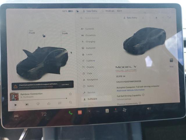 5YJYGDEF6MF269226 Tesla Model Y