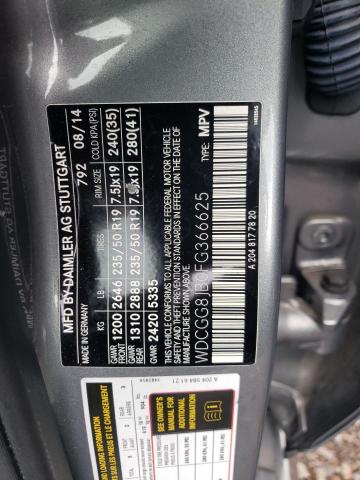 WDCGG8JB0FG366625 Mercedes-Benz GLK 350 4M