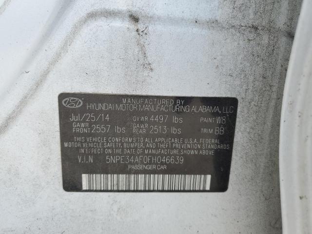 5NPE34AF0FH046639 Hyundai SONATA SPO