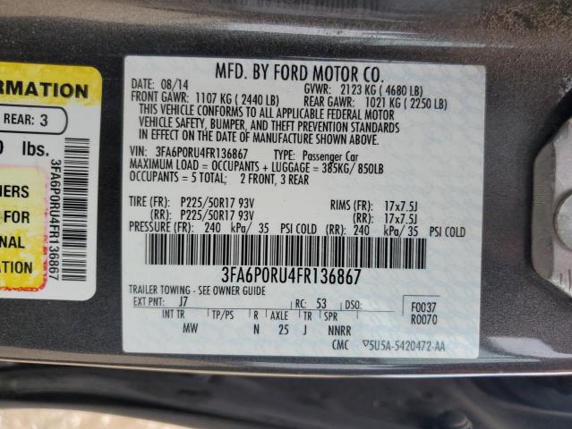 3FA6P0RU4FR136867 Ford FUSION TIT