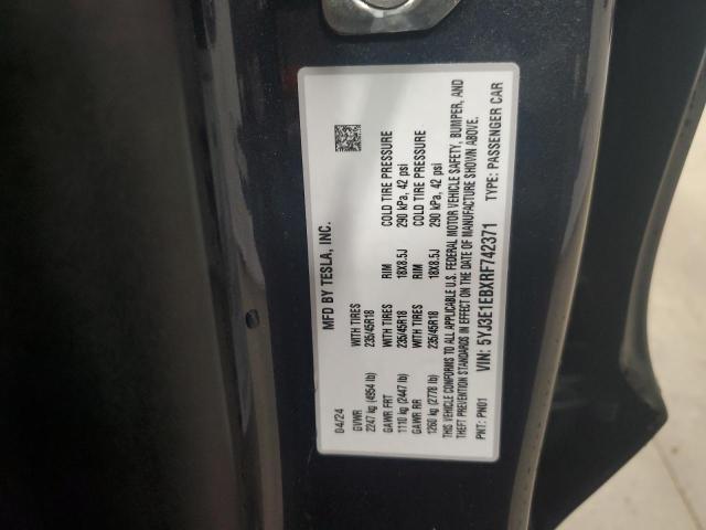 5YJ3E1EBXRF742371 Tesla MODEL 3