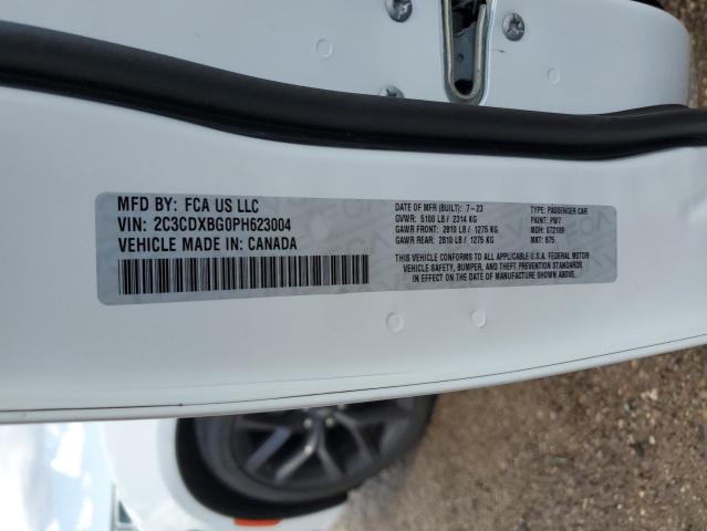 2C3CDXBG0PH623004 Dodge CHARGER SX