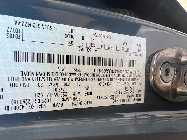 1FMCU9GN4RUA69430 Ford Escape Act