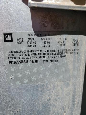 1G1BE5SM6J7119230 Chevrolet CRUZE LT