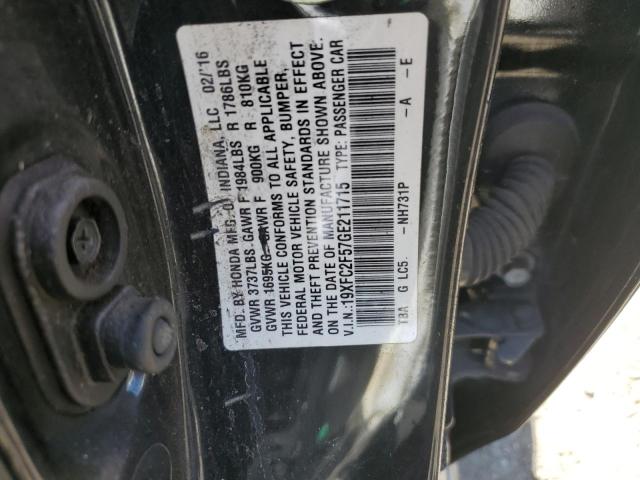 19XFC2F57GE211715 Honda Civic Lx