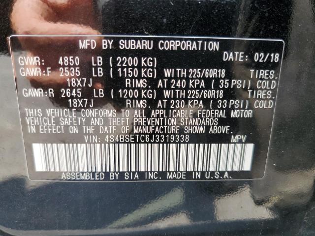 4S4BSETC6J3319338 Subaru OUTBACK TO