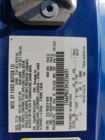 1FA6P8CF3H5256691 Ford MUSTANG GT