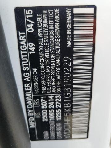 WDDHF5KB1GB190229 Mercedes-Benz E 350