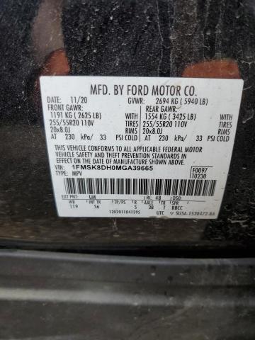 1FMSK8DH0MGA39665 Ford EXPLORER X