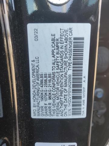 1HGCV1F51NA029999 Honda ACCORD EXL
