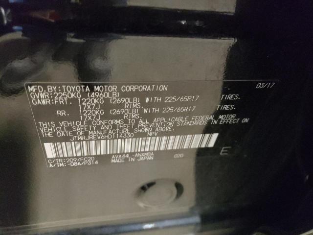 JTMRJREV6HD114330 Toyota RAV4 HV LE