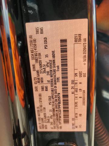 1FTFW1CD7PFB25579 Ford F150 SUPER