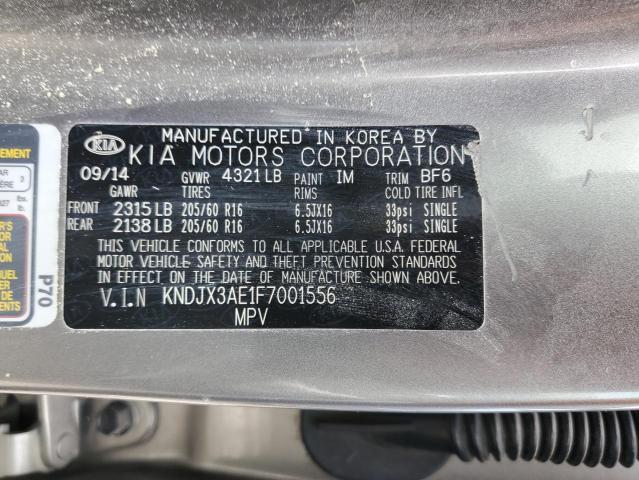 KNDJX3AE1F7001556 KIA 2015
