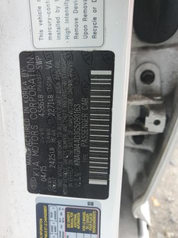 KNAGN4AD3G5093163 KIA OPTIMA HYB
