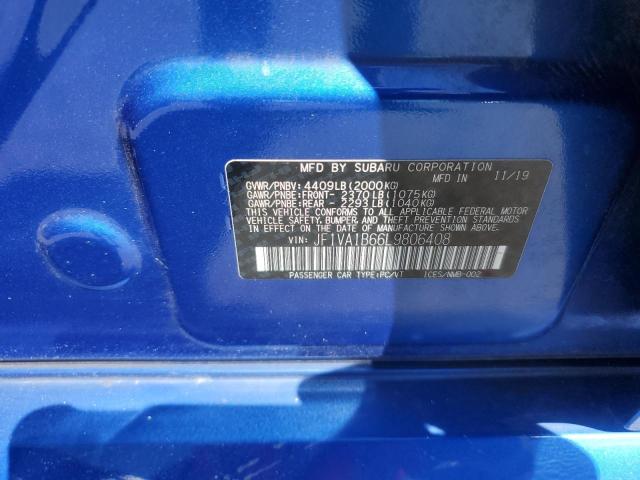 JF1VA1B66L9806408 Subaru WRX PREMIU