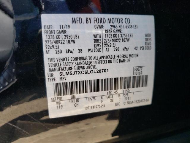 5LM5J7XC6LGL20701 Lincoln AVIATOR RE
