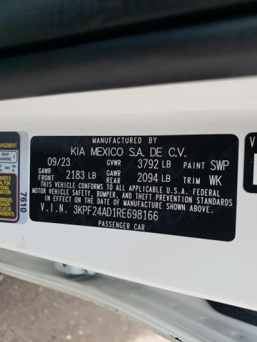 3KPF24AD1RE698166 KIA FORTE LX