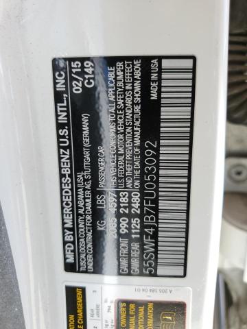 55SWF4JB7FU053092 Mercedes-Benz C 300