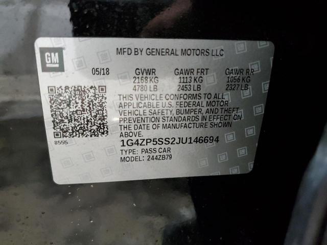 1G4ZP5SS2JU146694 Buick LACROSSE E